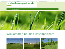 Tablet Screenshot of die-rasenpartner.de